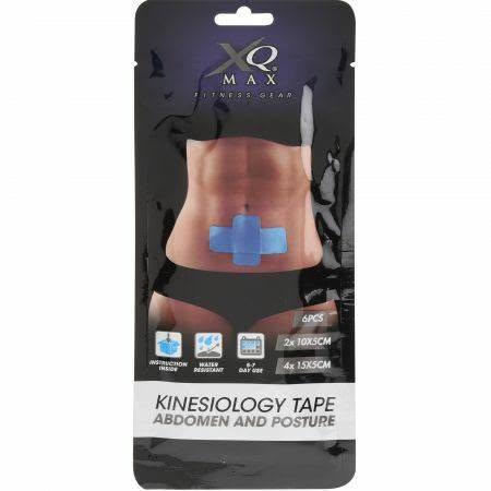Kinesiology tape abdomen and posture